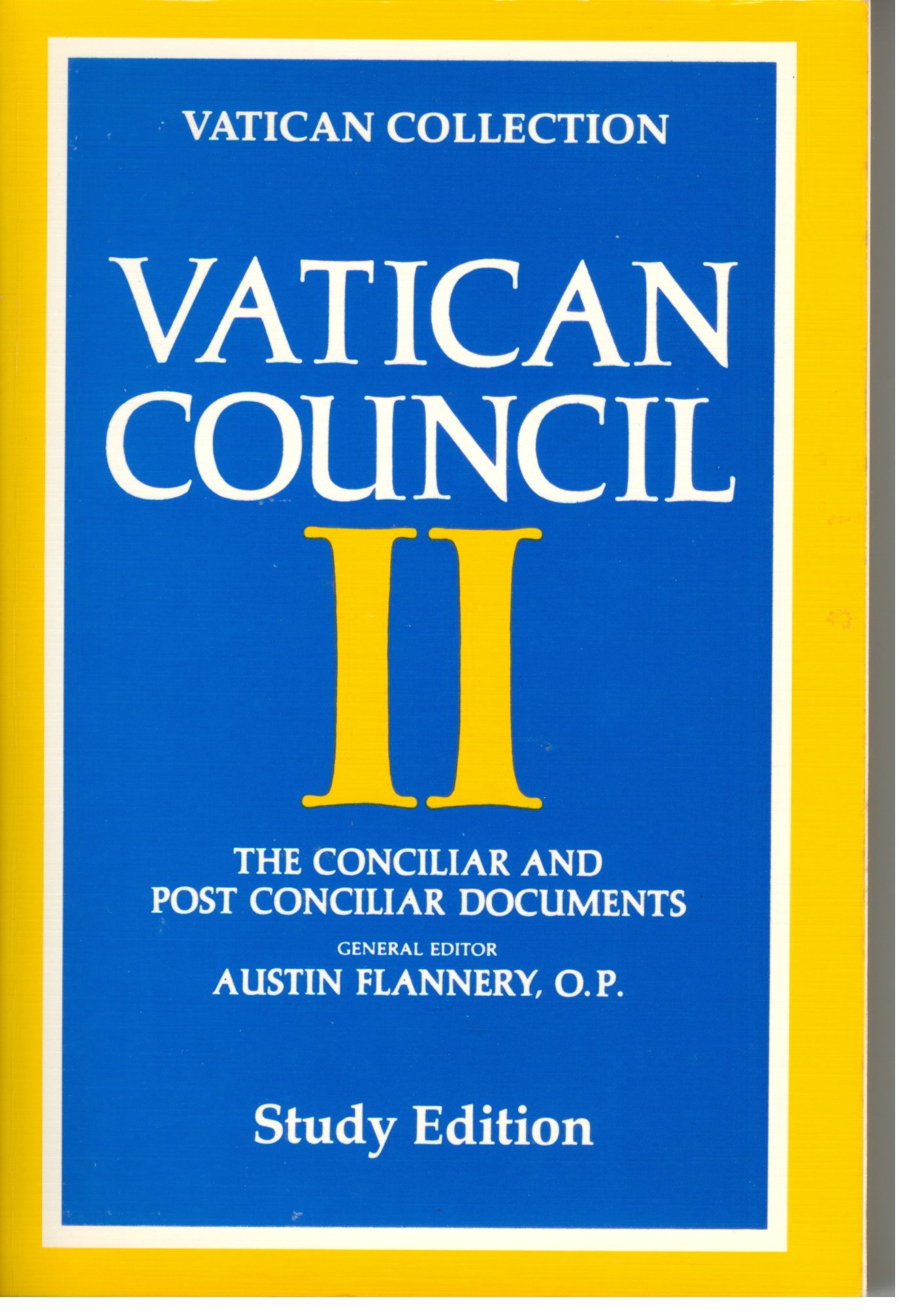 Vatican Council II: The Conciliar and Post Conciliar Documents, Study Edition
