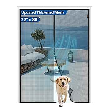 Amazon | MAGZO 強化磁気スクリーンドア フィットドアサイズ 72