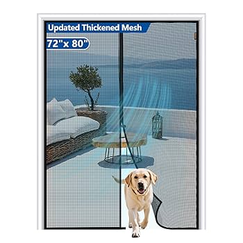 Amazon | MAGZO 強化磁気スクリーンドア フィットドアサイズ 72