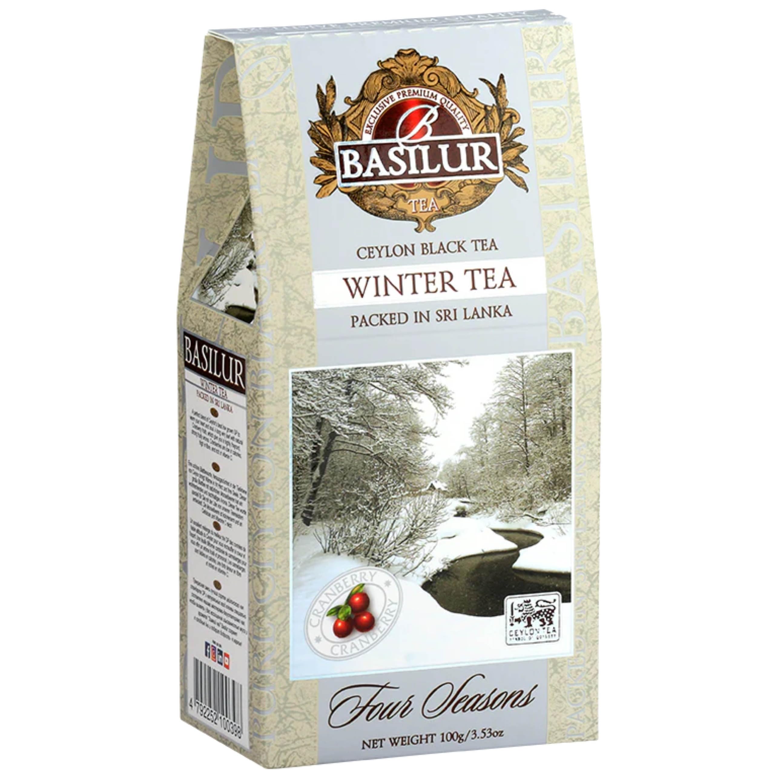 BASILUR Winter Tea Czarna herbata liściasta z dodatkiem owoców żurawiny 100 g (6)