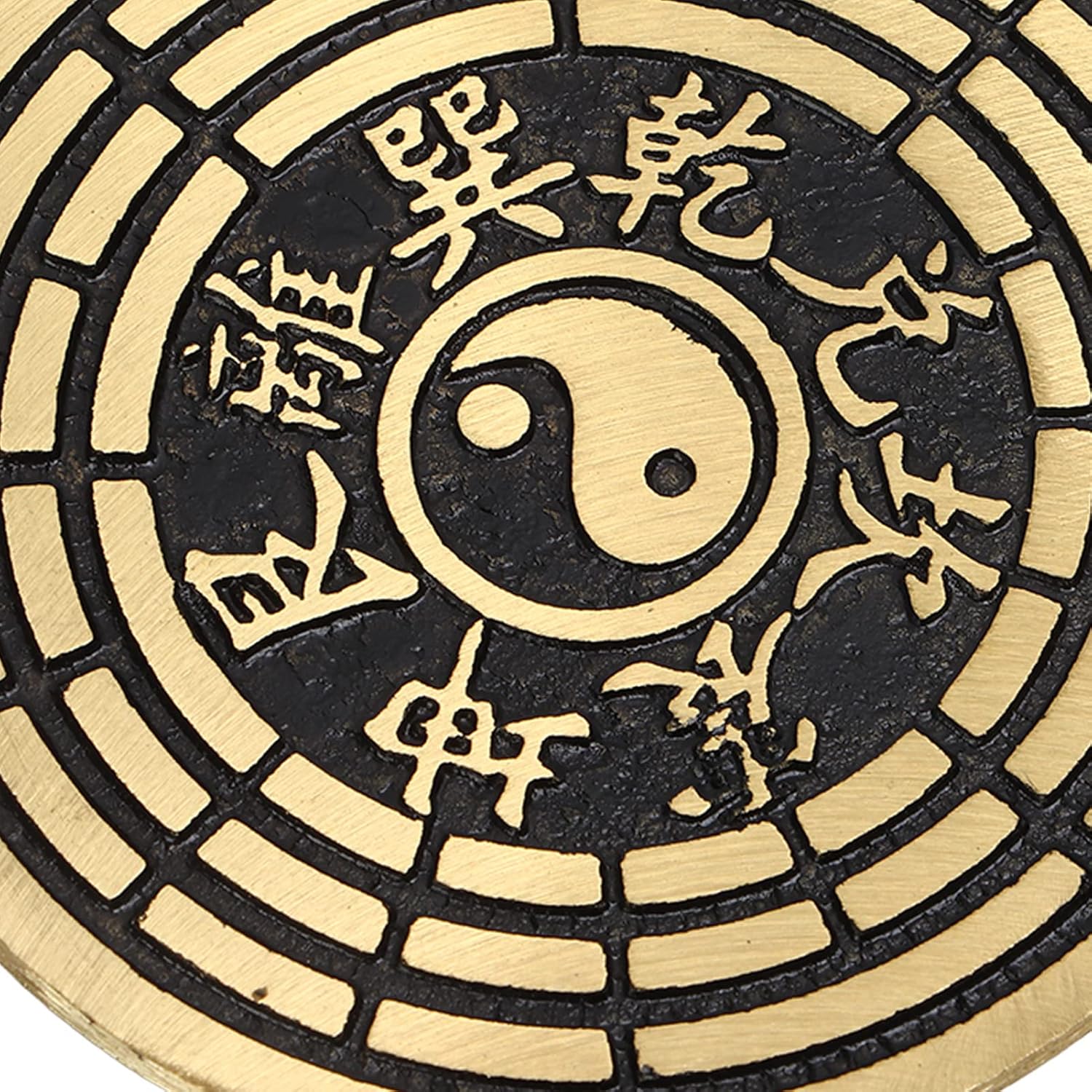 Tbest Ing Ornnts,Bagua Pendant B Bat Theme Small Portable Decorative Lucky Feng Shui Decoration for Housewarming Gifts