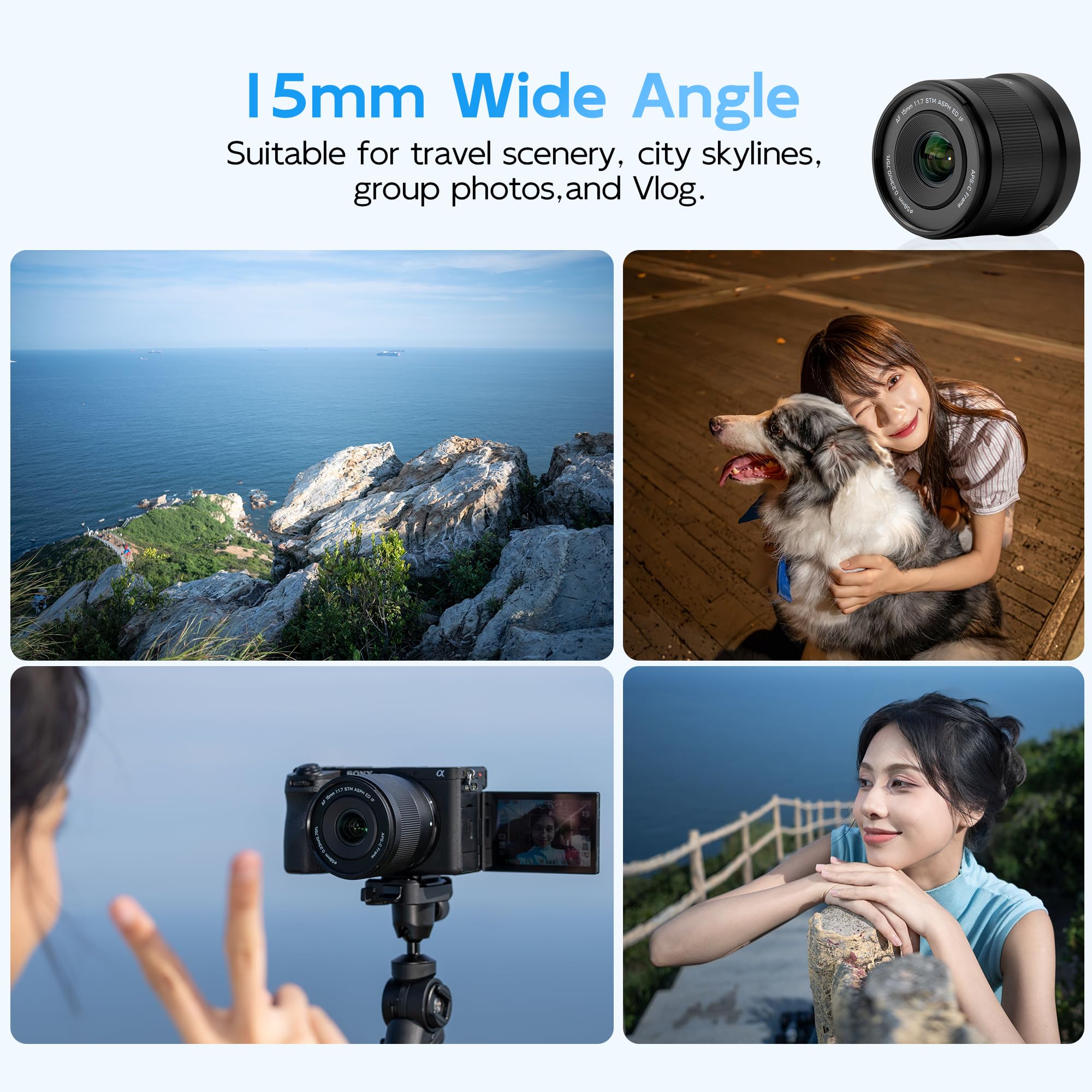 Amazon.co.jp: VILTROX AF 15mm F1.7 富士フイルムカメラ用 AF 15/1.7