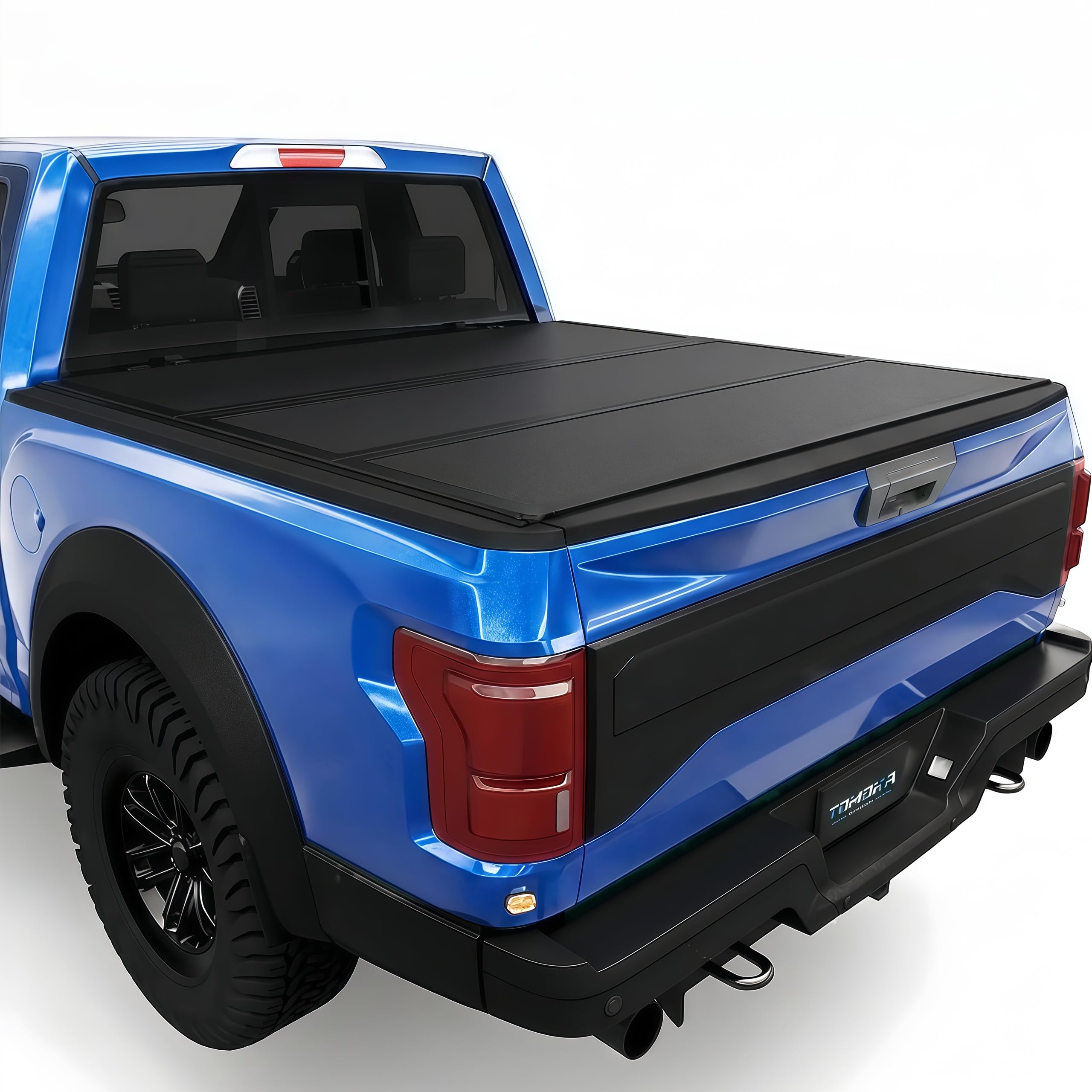 TOMOKA Hard Tri-Fold Tonneau Cover for 2019-2023 Ford Ranger, 6ft Bed