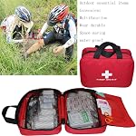 3 Pack trousse vide de premiers soins en nylon, sac de premiers secours compact et léger pour les urgences à la maison, bureau, voiture, plein air, bateau, camping, randonnée (sac seulement)