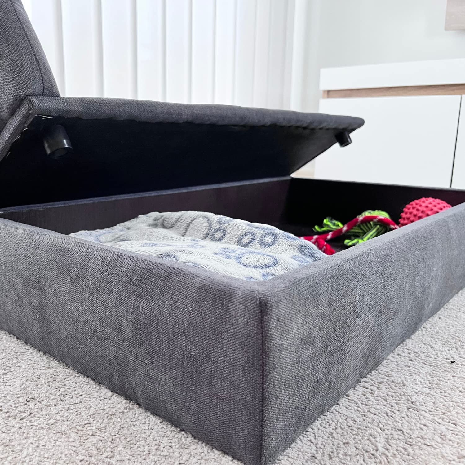 Skraut Home - Divano Letto Duque con Canapé | Animali Domestici, Cani o Gatti | Tessuto Speciale e Resistente | Comodo Schienale e Base Imbottita | 71 x 42 x 24 cm | Cani di Piccola o Media Taglia