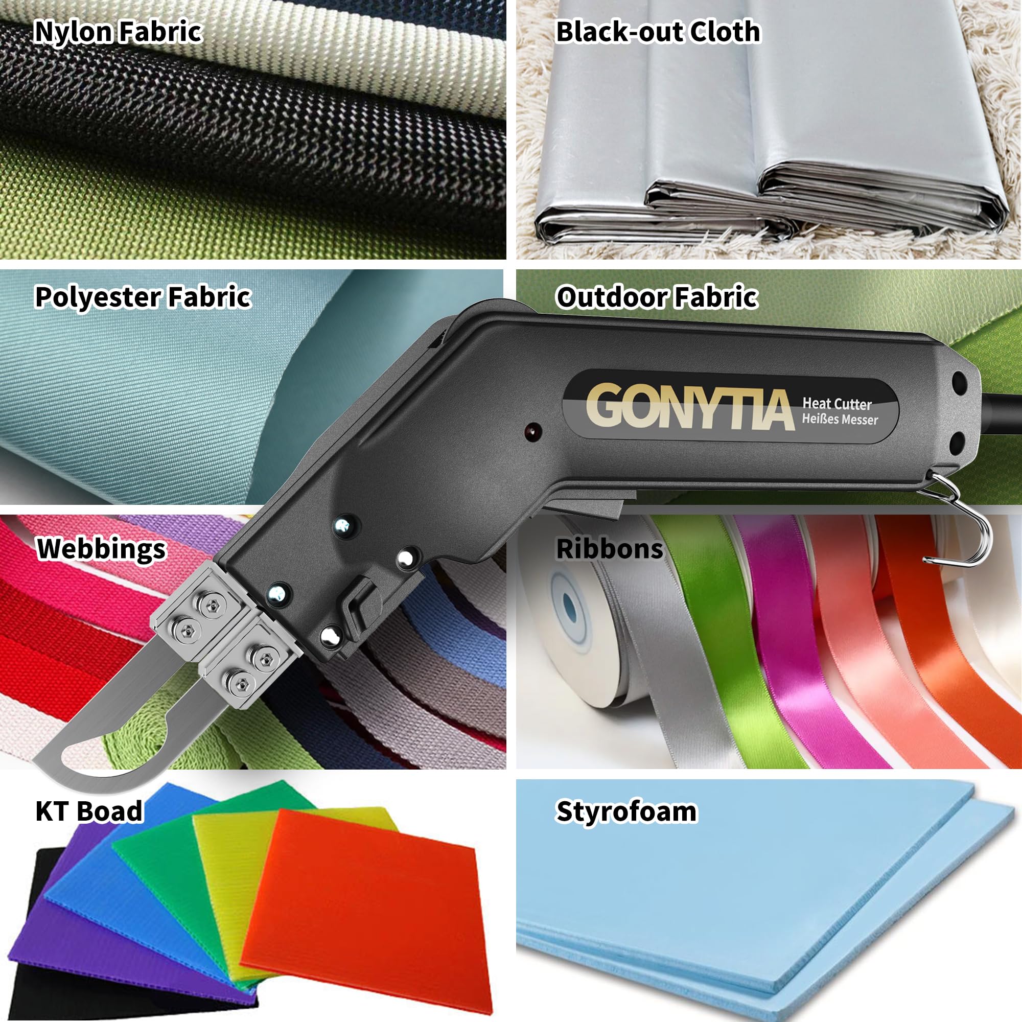 Amazon | GONYTIA GT-2 ホットナイフ ロープカッター ファブリック