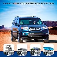 Vista 2 de Barras Transversales para Portaequipajes de Techo Compatibles con Honda Pilot 2009-2015 con Rieles Laterales, Barras Transversales de Aluminio