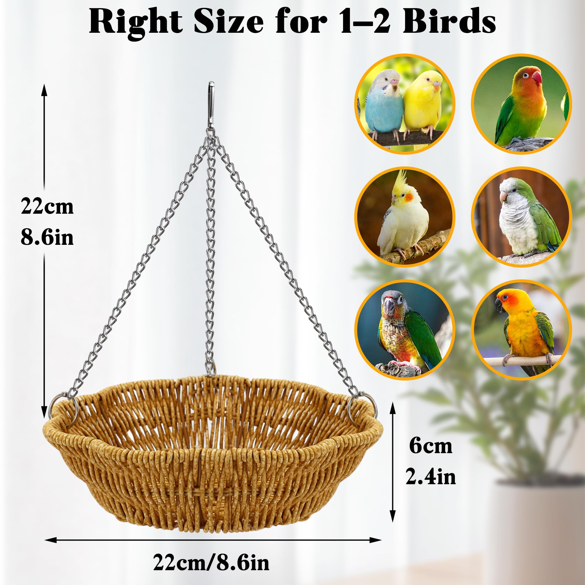 Vogelspielzeug für Sittiche