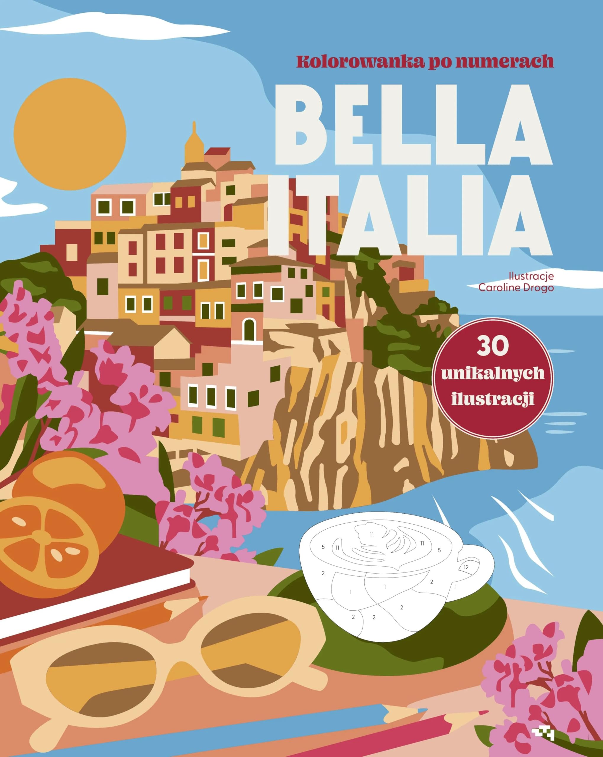 Bella Italia. Kolorowanka po numerach