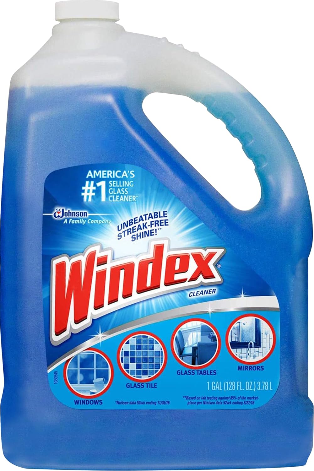 Windex Plus Glass & MultiSurface Cleaner 128oz. (1Gal