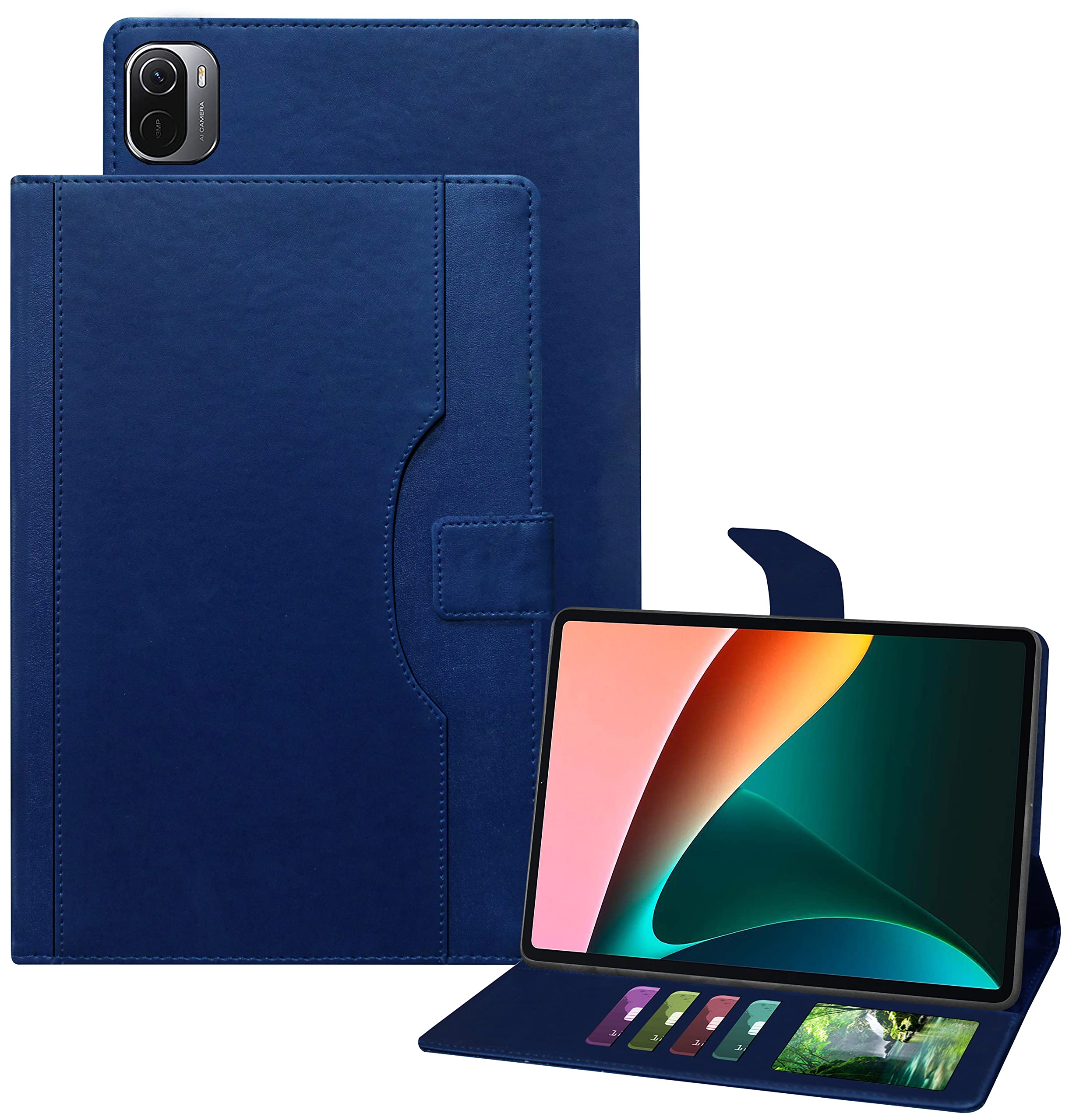 TGK Multi-Angle with Viewing Stand Leather Flip Case Cover for Xiaomi Pad 5 11.0 inch (Dark Blue) (B0B28LD7R9) Amazon Price History, Amazon Price Tracker