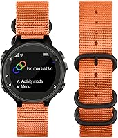 Vista 1 de Zeit Diktator Correa de reloj compatible con Garmin Forerunner 220230235620630735XT235 Lite, correa de repuesto de reloj inteligente de nailon