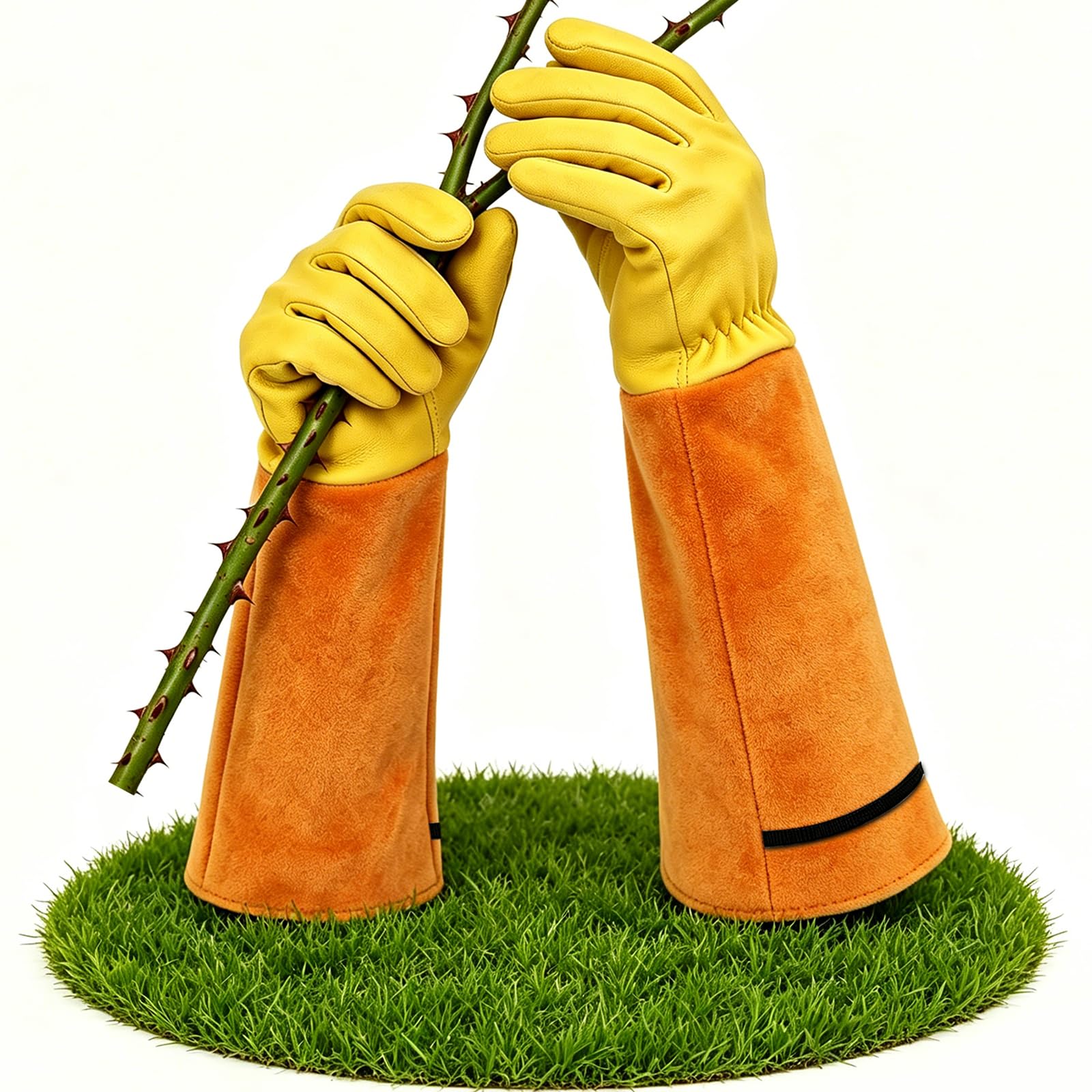 gants de jardinage en cuir universels