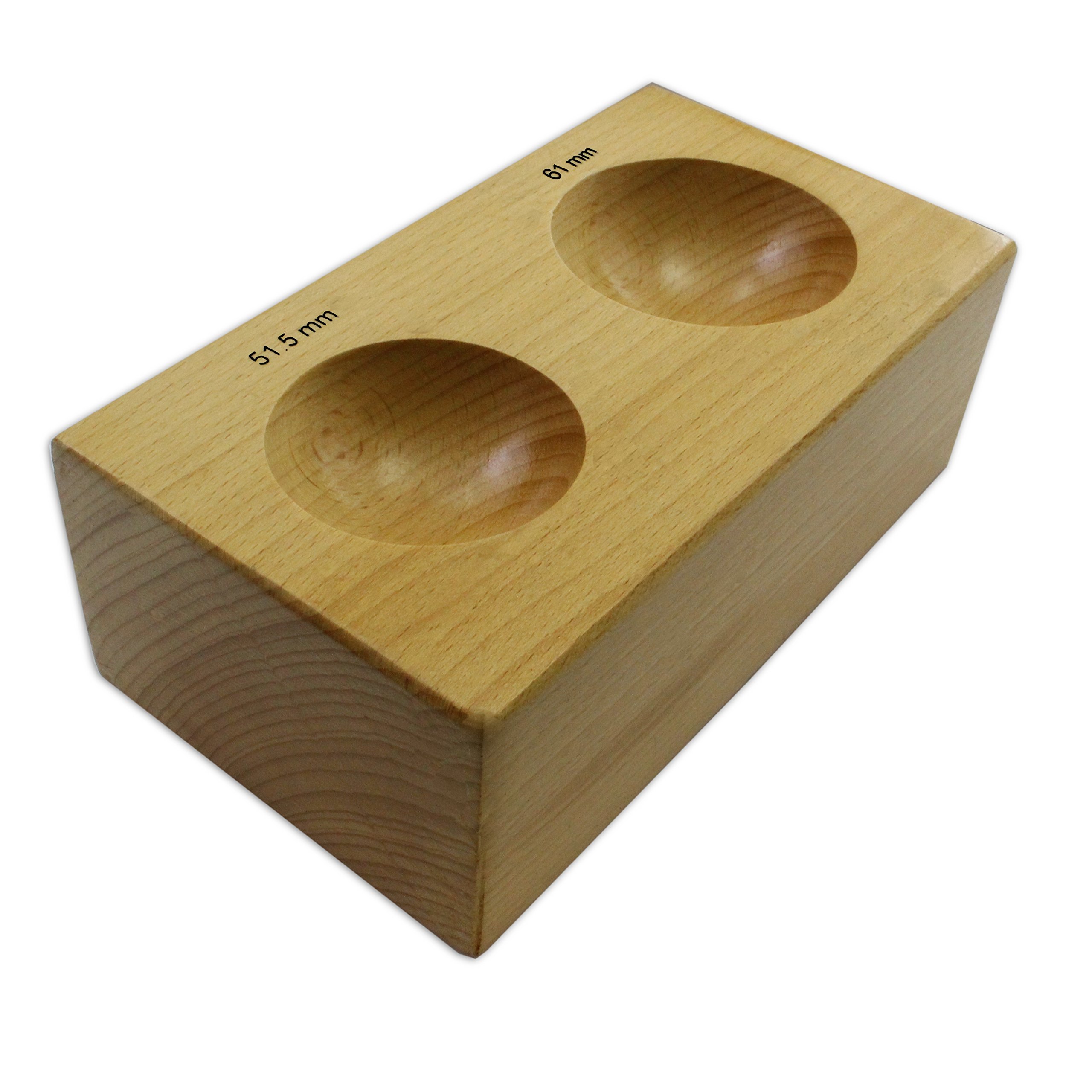 Jewellers Tools Juego DE 11 Piezas de Bloque de Camping y punzón de Madera Dura DE 17 a 61 mm