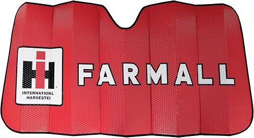 Plasticolor 003717R01 Cosechadora Internacional Farmall Estilo Acordeón Coche Camión SUV Parabrisas Delantero Parasol