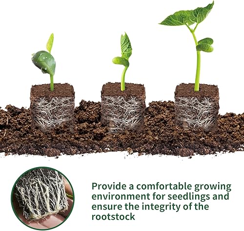 Miniatura 6 de OTVX Fabricante de bloques de tierra, fabricante de bloques de semillas de mano de 8 celdas con guantes de jardín, herramienta de bloqueo de moldes