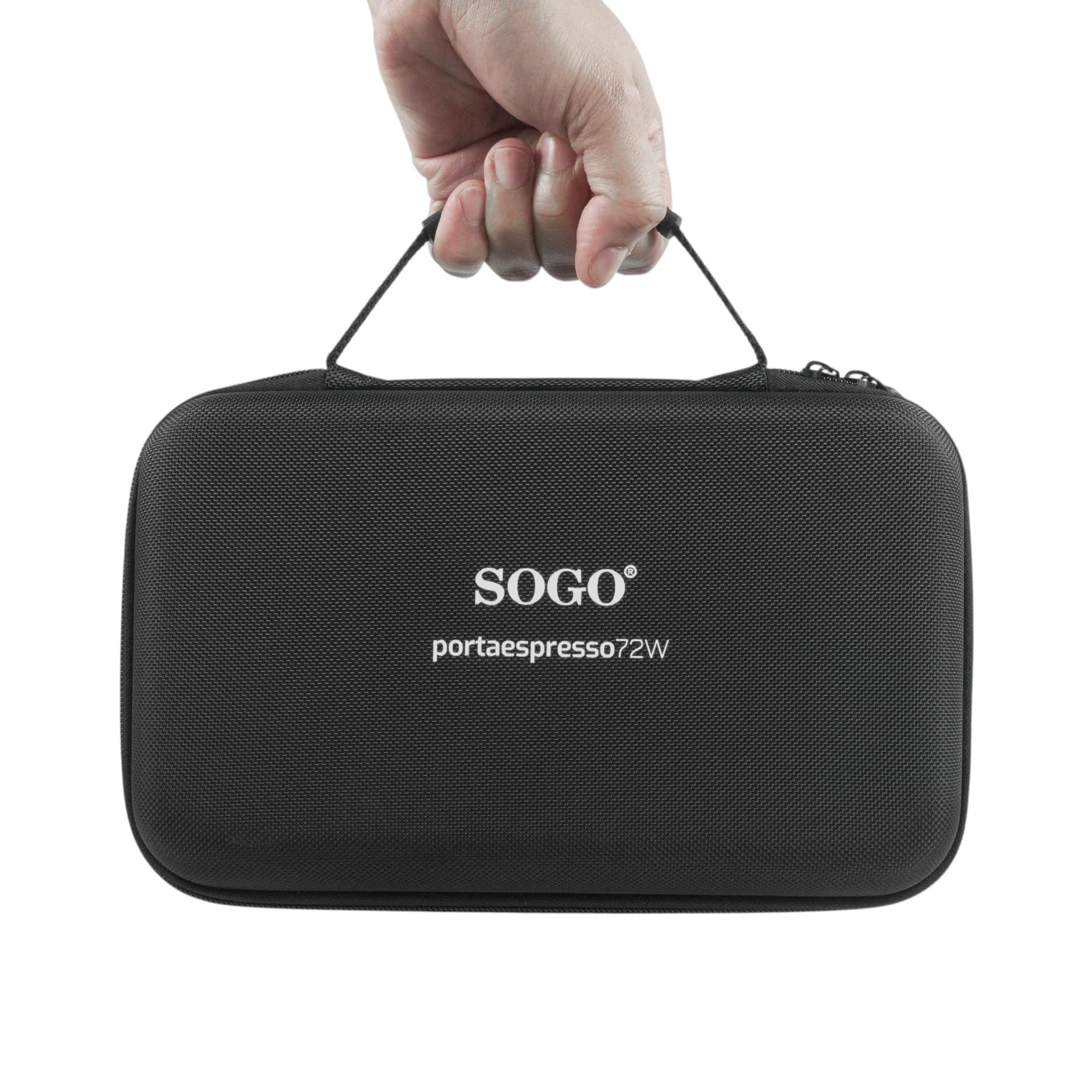 SOGO Cafetera Portátil Recargable 4 en 1 para Cápsulas y Café Molido - Mini Cafetera Compatible Nespresso y Dolce Gusto - Máquina de Café para Viajes Compacta con Función Caliente y Fría