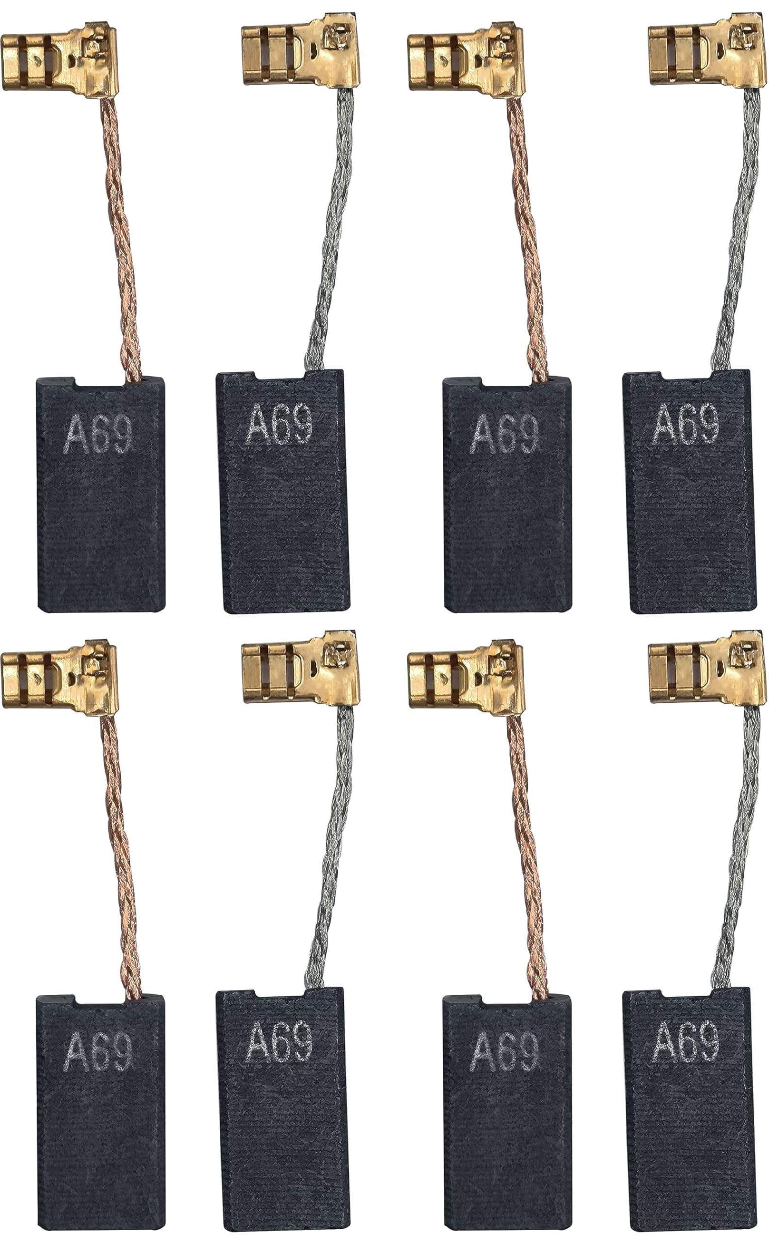 GBH5400 Carbon Brushes for Boschh GBH5400 GBH5-38 X GSH38 GBH5-40D A69 Replacement Part (8 Pck)