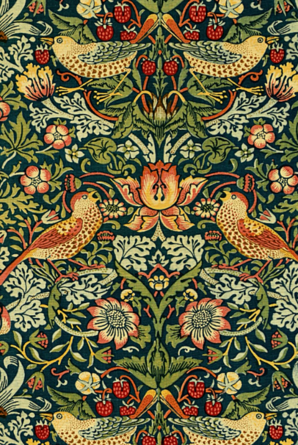 William Morris Strawberry Thief Notebook: The Strawberry Thief William Morris Blank Lined Journal