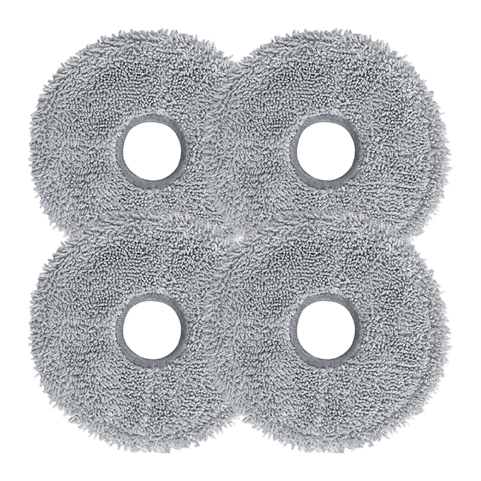Paño De Microfibra For Fregona De Fácil Limpieza, Paños De Fregona Grises For Aspiradora Robot, Piezas Compatibles, Fácil Instalación, Compatible Con Conga 9590 10090(10 PACK)