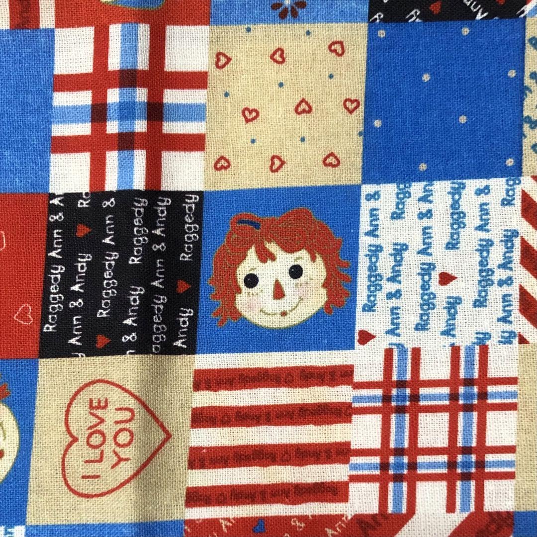 ♪くまちゃん　ラガディアン＆アンディ ハンドメイドパッチワーク ♪くまちゃん様専用 ラガディアン＆アンディ ハンドメイドパッチ