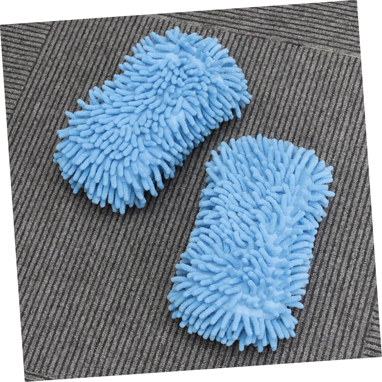 ULTECHNOVO 6piezas Guantes De Lavado De Microfibra Chenille para Coche y Moto Esponja De Limpieza Ultra Fina Azul