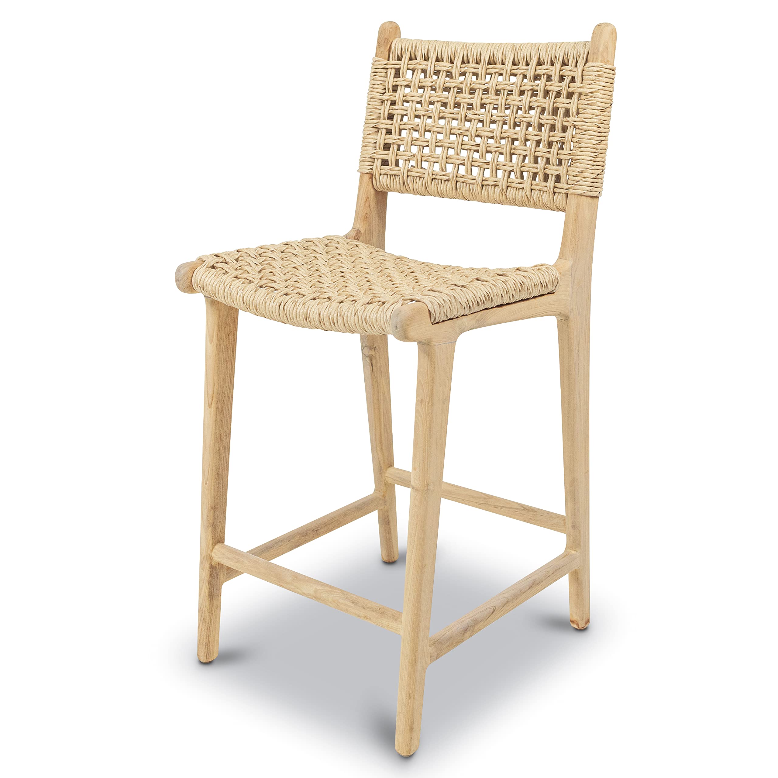 POLY & BARK Batu Indoor/Outdoor Counter Height Stool