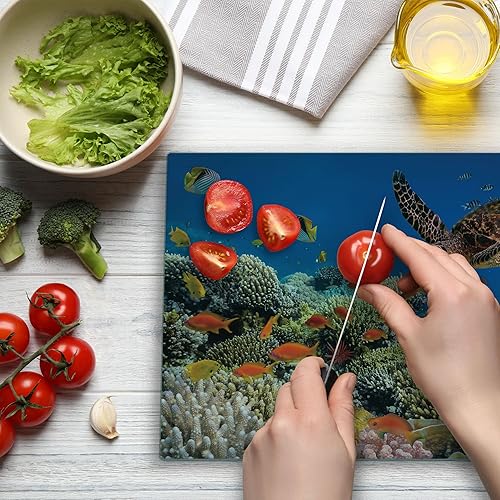 Miniatura 8 de Lunarable Tabla de cortar de madera tablas rústicas antiguas arruinadas en orden horizontal imagen de casa de campo tabla de cortar y servir de