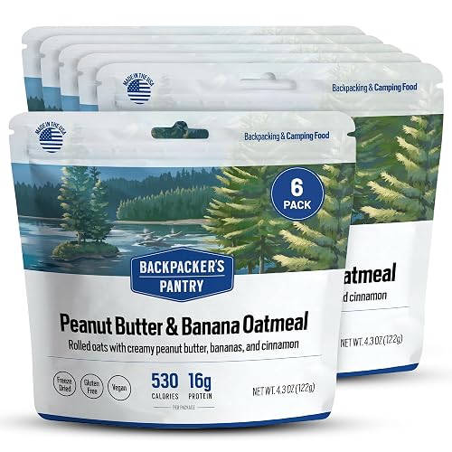 Backpacker's Pantry Peanut Butter & Banana Oatmeal | 6-Pack