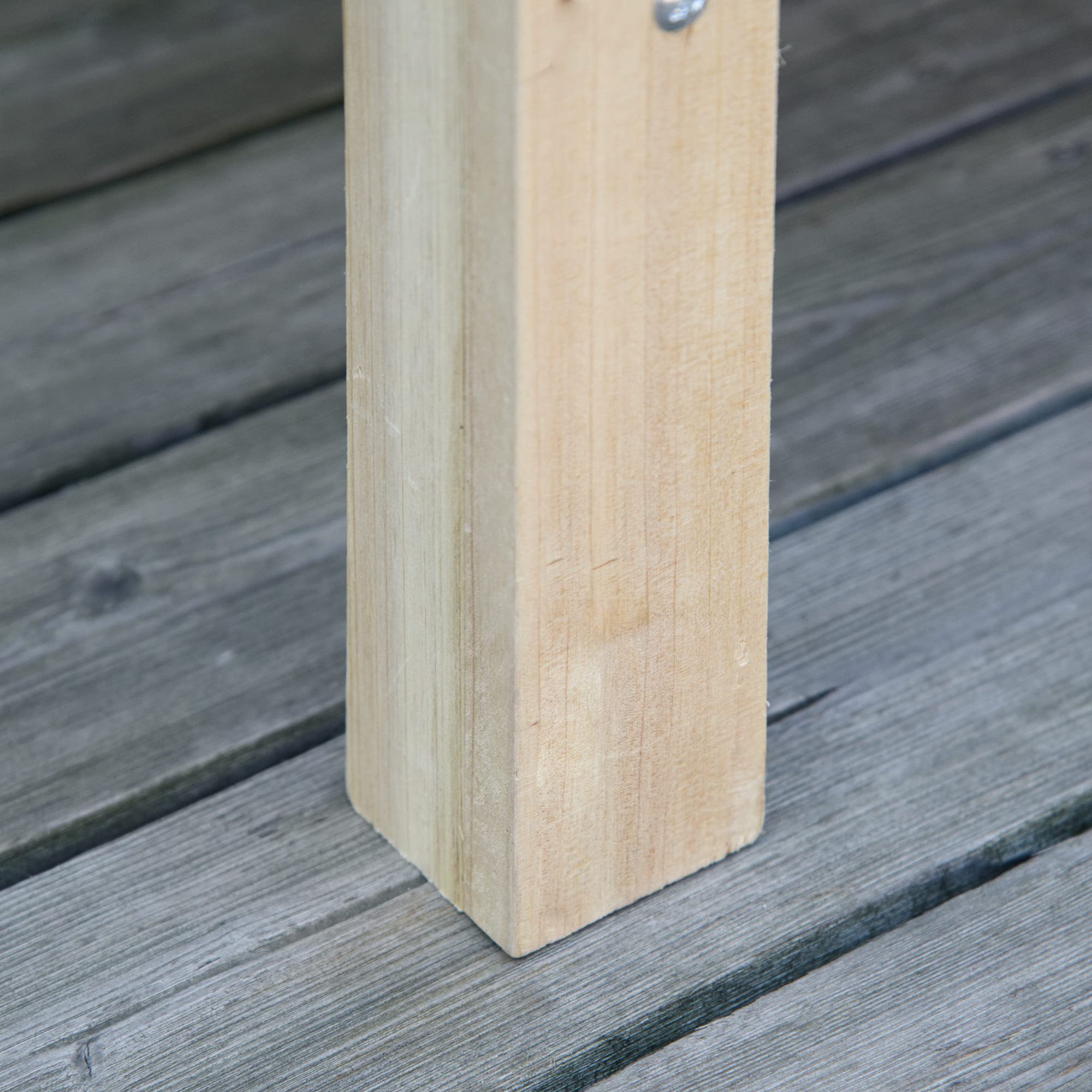 Outsunny Huerto Urbano Elevado con Estante Mesa Jardinera de Cultivo de Madera con Tela no Tejida para Cultivos Plantas Flores Jardín 90x40x81 cm Natural