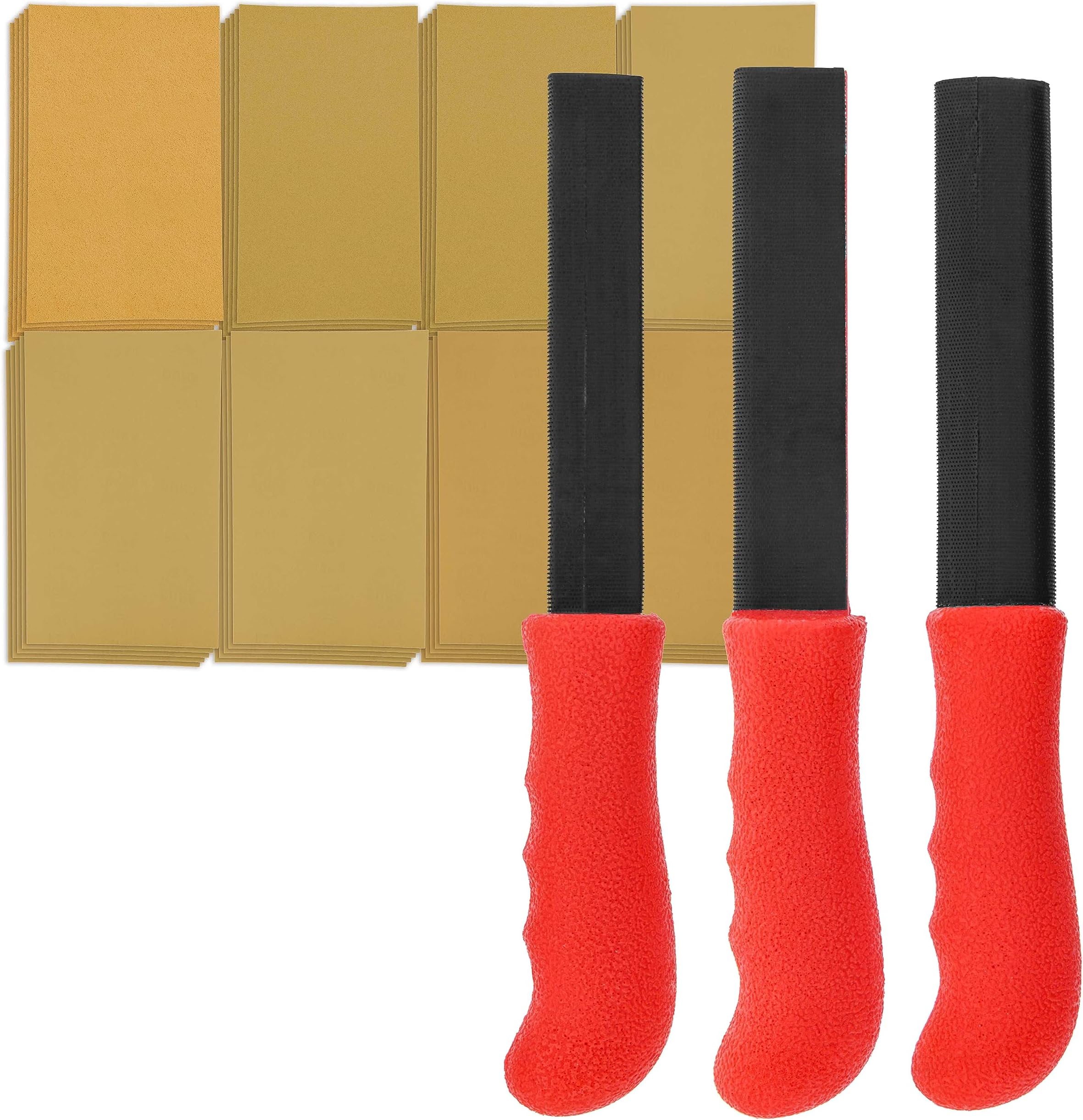 Sandits 15 Pack Fine Detailing Sanding Sticks 120/180 and 400/800 Grit