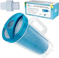 Vista 1 de U.S. Pool Supply Colector de hojas de piscina, recipiente de hojas de piscina en línea resistente, aspiradora para limpiador enterrado, cesta