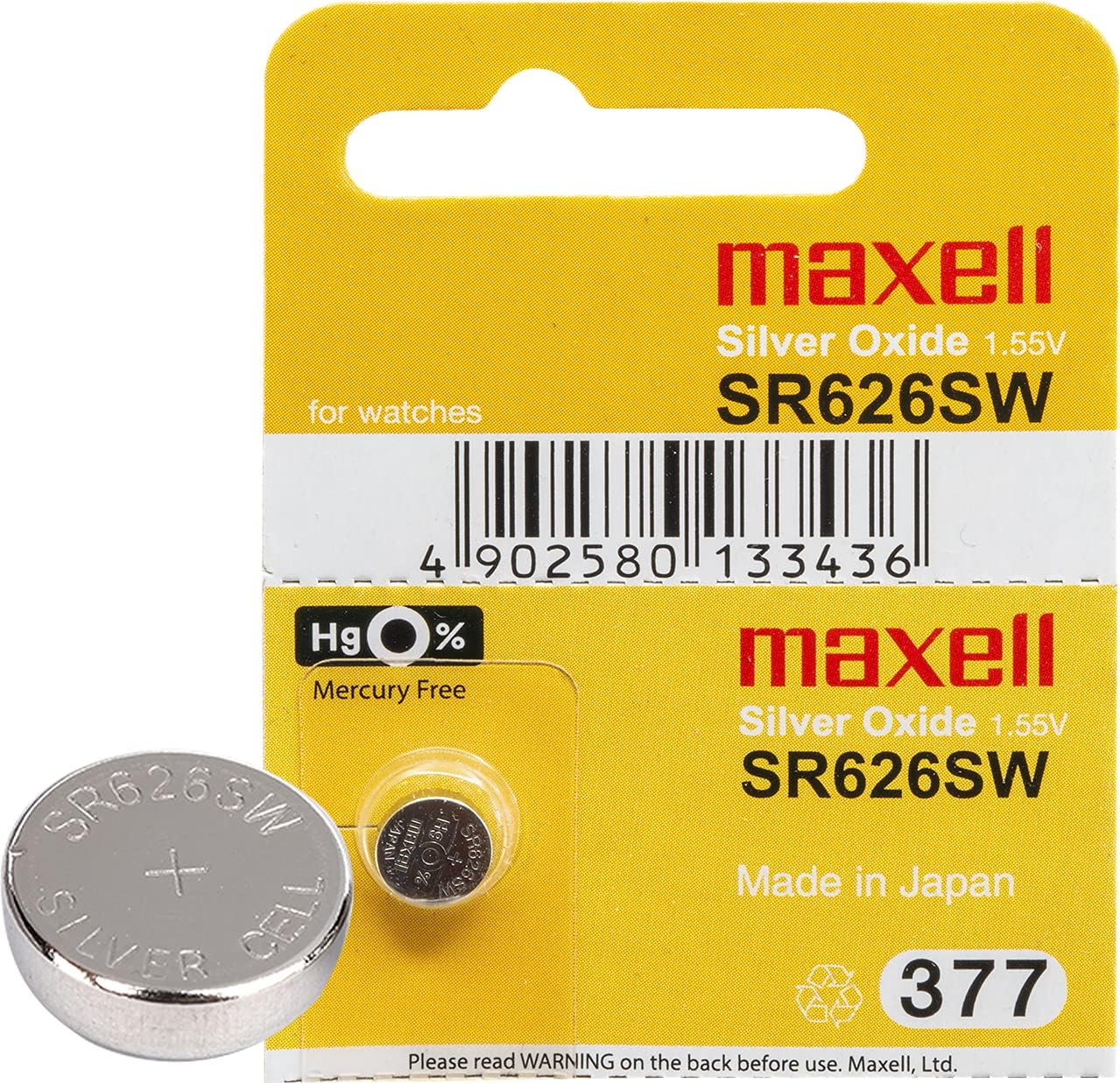 Maxell 2PC LR1130 189 389 Alkaline Coin Cell Battery
