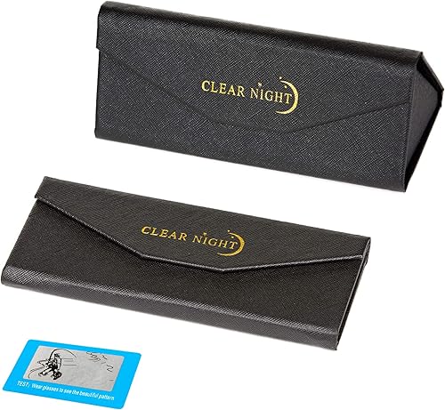 Miniatura 6 de Gafas de conducción nocturna antirreflejos polarizadas con funda elegante visión nocturna gafas tac para conducir gafas nocturnas