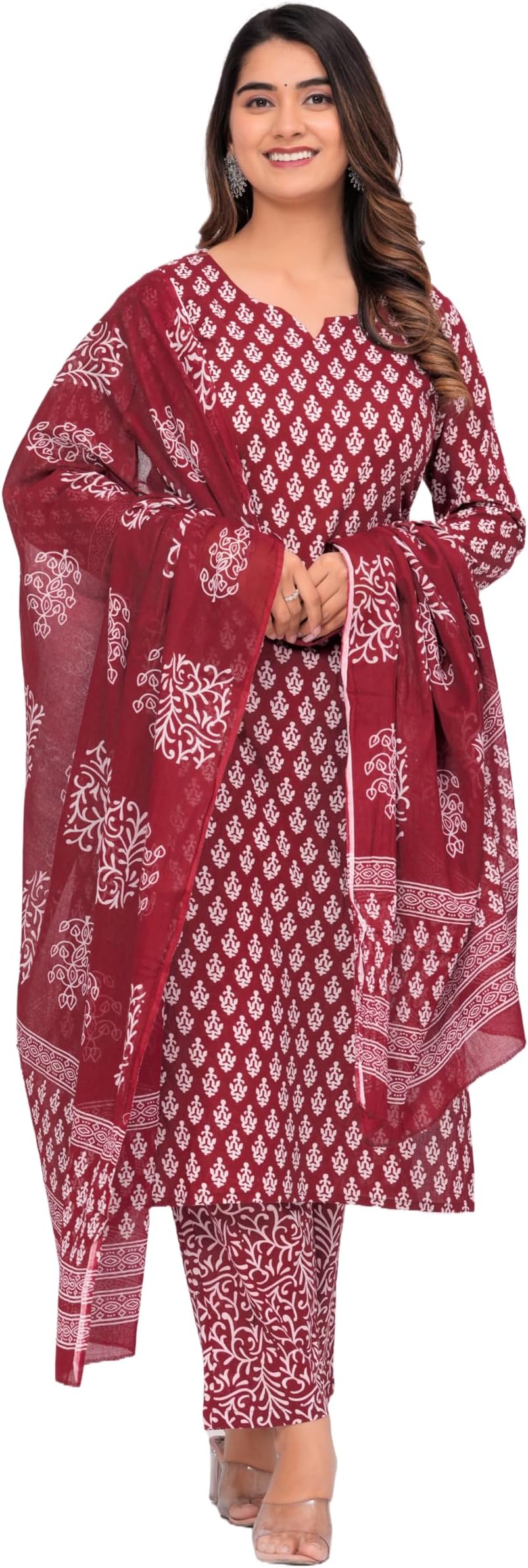 Meera Fab Women's Anarkali Kurti kurta-pyjama-sets