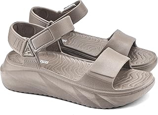 ASIAN Indigo-32 Women’s Casual Platform Sandals with Adjustable Strap | Lightweight EVA Sandals with Comfortable Cushionin... Price In India