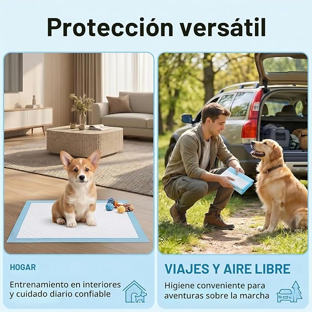 Foto 6 de 7 de 100 Empapadores Perros 33x45cm: Almohadillas Adiestramiento Cachorros