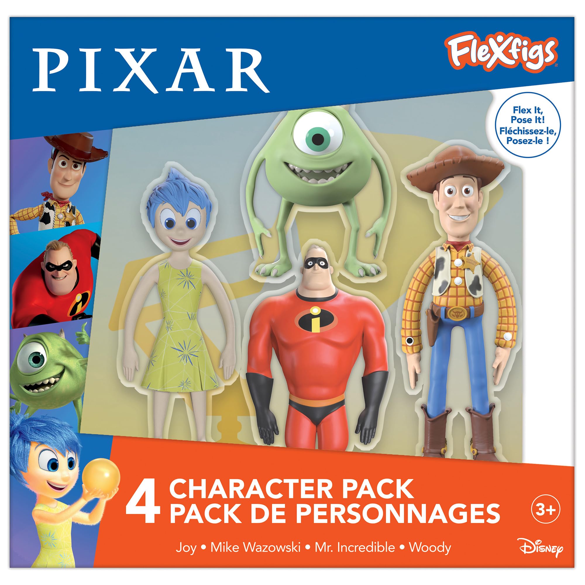 Amazon.co.jp: TCG Toys FleXfigs: ピクサー - 4 キャラクターパック
