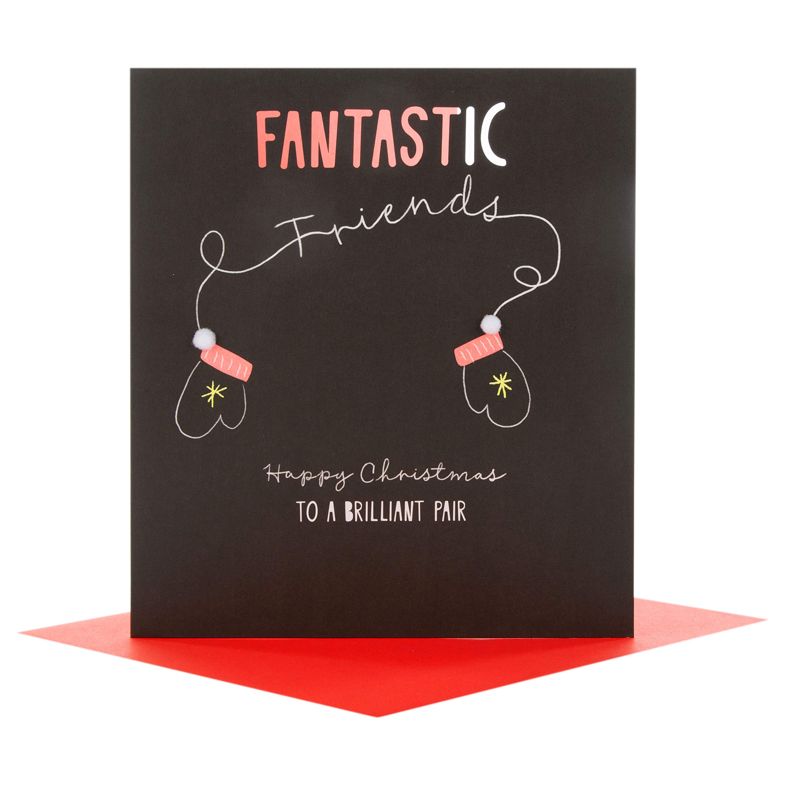 Hallmark Fantastic Friends Medium Christmas Card "Brilliant Pair"