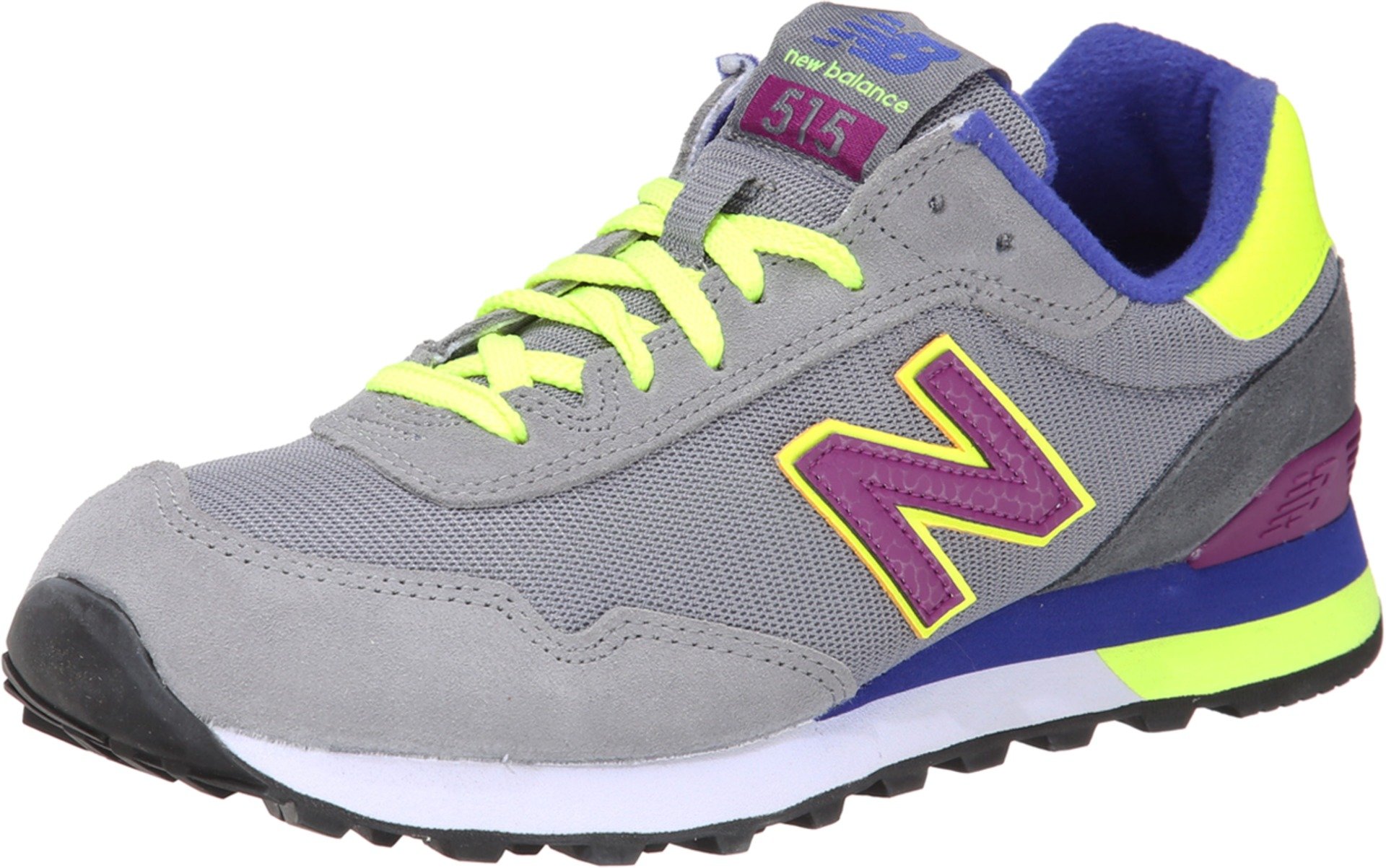 New Balance Women's 515 V1 Sneaker, Black/Prism Purple/Gold Rush, 6 M US — view 16