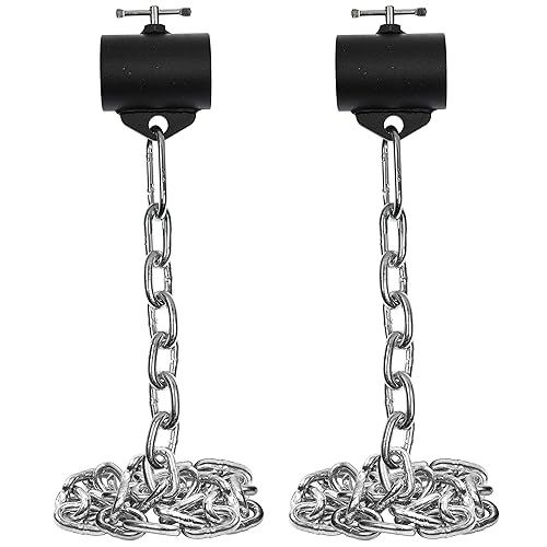 Logest Weight Lifting Chains with Collars - 1 Pair Available