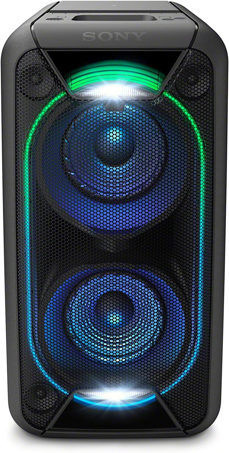 Sony GTK-XB90 Bluetooth High Power Party Speaker, with Built-in Battery and Lighting Effects GTKXB90B.CEK, black