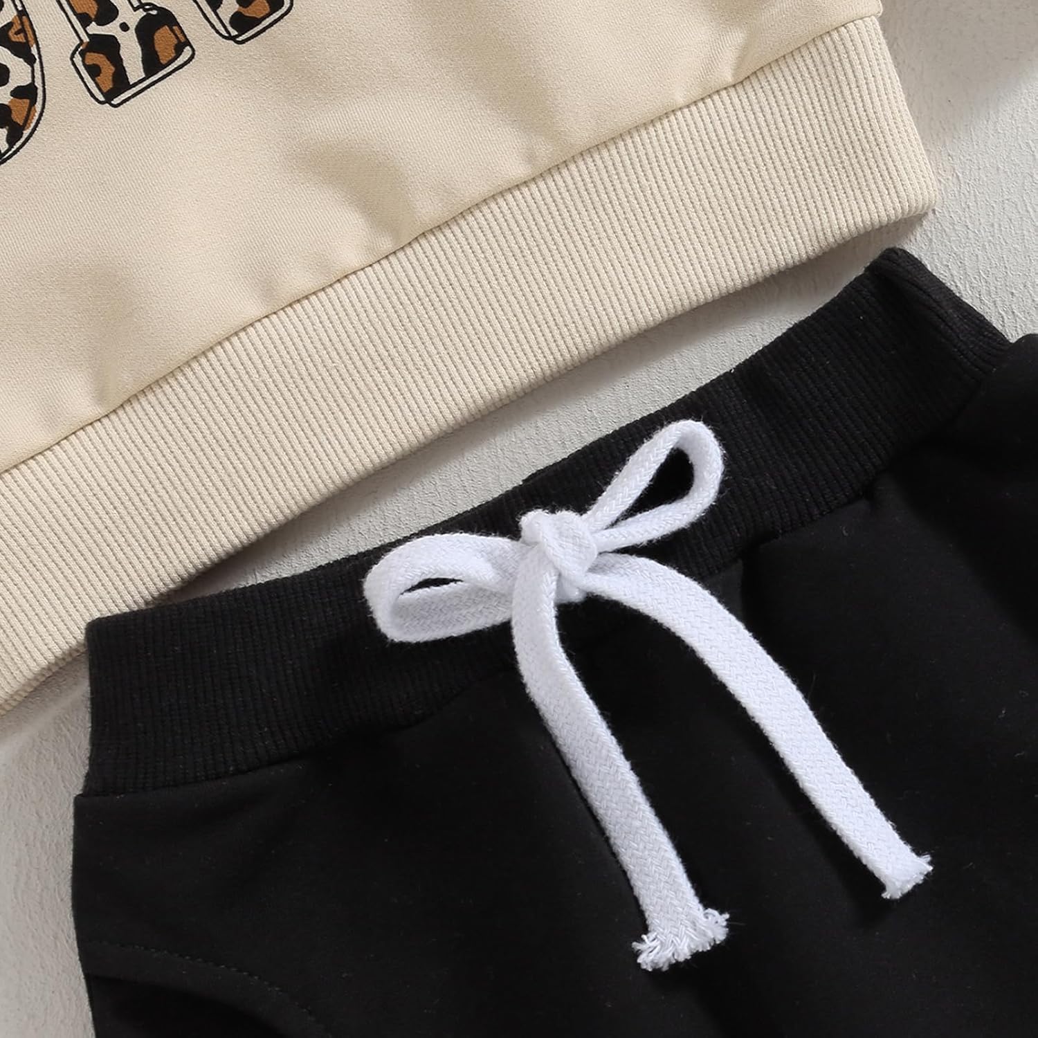 Toddler Baby Girl Clothes Daddys Girl Long Sleeve Pullover Sweatshirt Stretch Jogger Pants Infant Fall Winter Outfit - Image 6