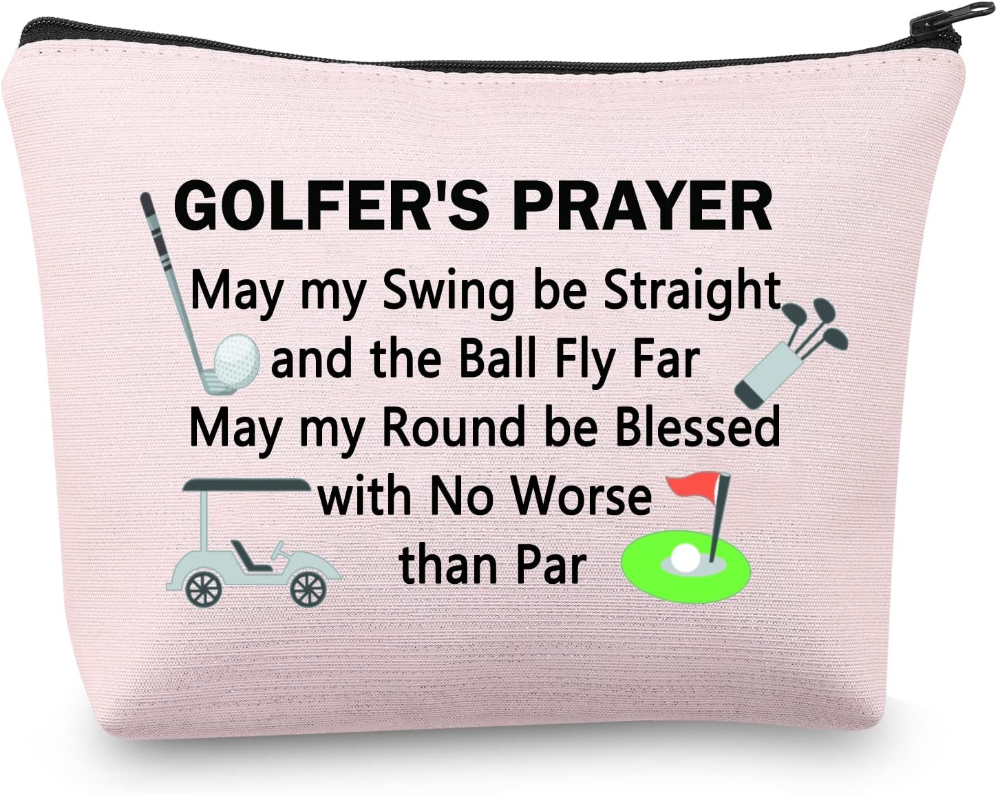 CMNIM Golf Makeup Bag Golfer Gifts Lady Golf Cosmetic Bag Golf Player Gift for Golf