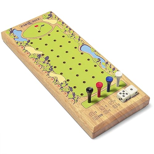 GoSports Par 4 Dice Golf Tabletop Game - Quick, Fun