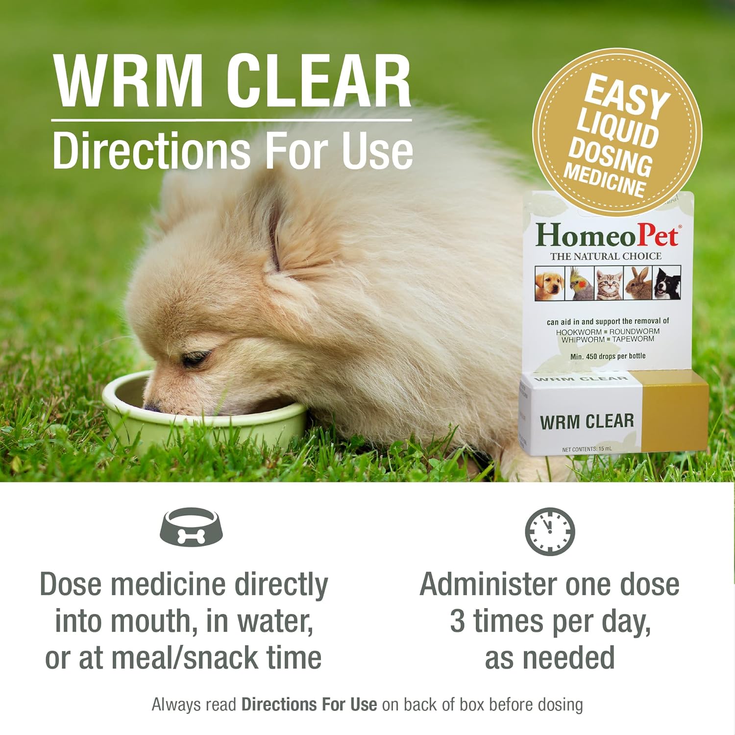 homeopet wrm clear