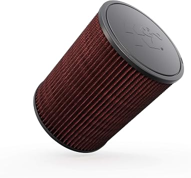 K&N High-Flow Original Lifetime Universal Clamp-On Air Filter: High Performance, Premium, Washable: Flange Diameter: 4 In, Filter Height: 9 In, Flange Length: 1 In, Shape: Round, RD-1460