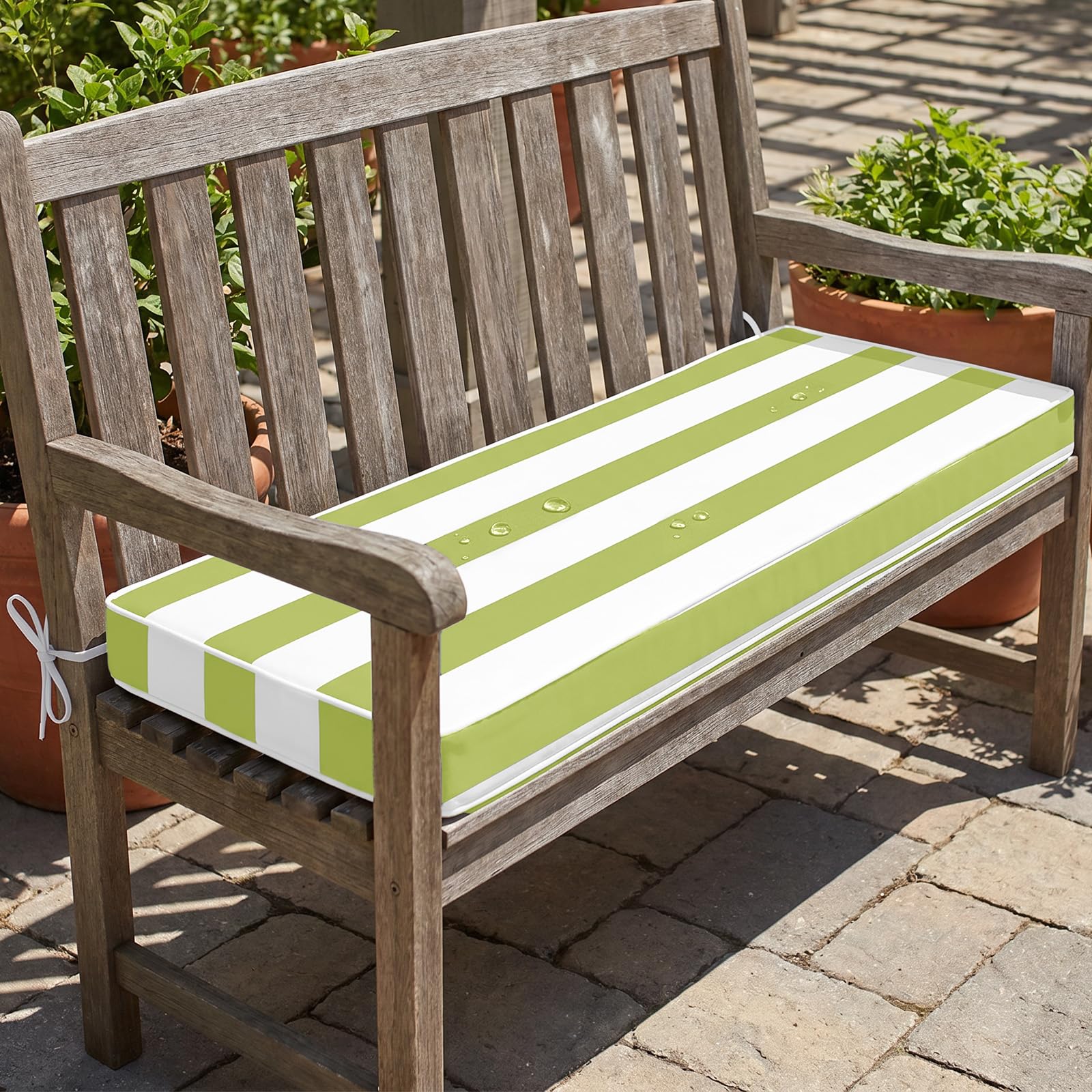 Outdoor Bench Cushion,Waterproof Outdoor Seat Pad,Thick Bench Seat Cushion