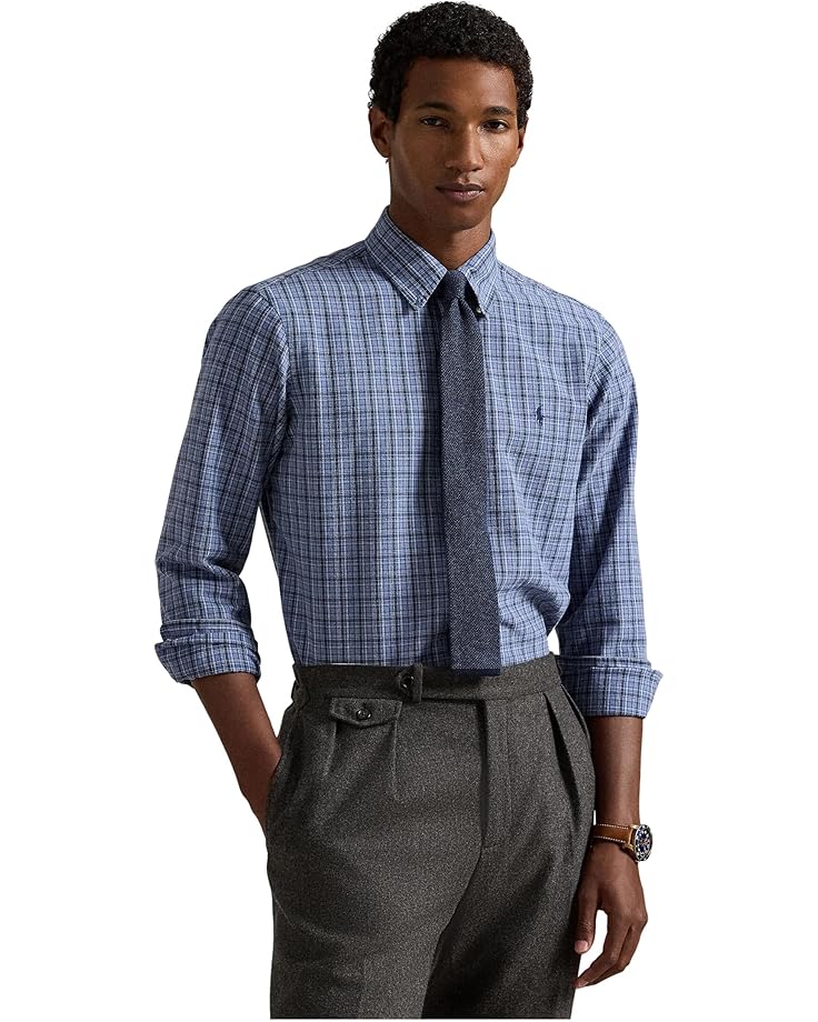 Polo Ralph Lauren Classic Fit Plaid Brushed Oxford Shirt - Main View