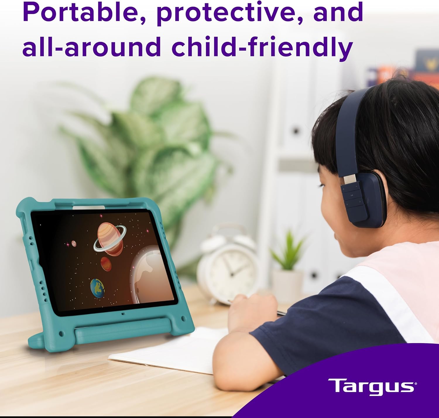 Targus – Kids Case Compatible with iPad Air 11” (M2), iPad 10.9” (10th Gen), iPad Air 10.9” (5th & 4th Gen), iPad Pro 11 Inch (1st–4th Gen) - THD96405GL